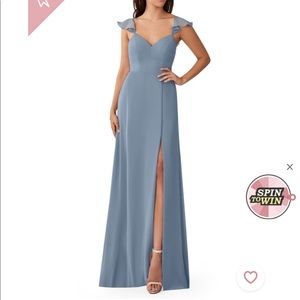 AZAZIE EVERETT Dusty Blue Size 2